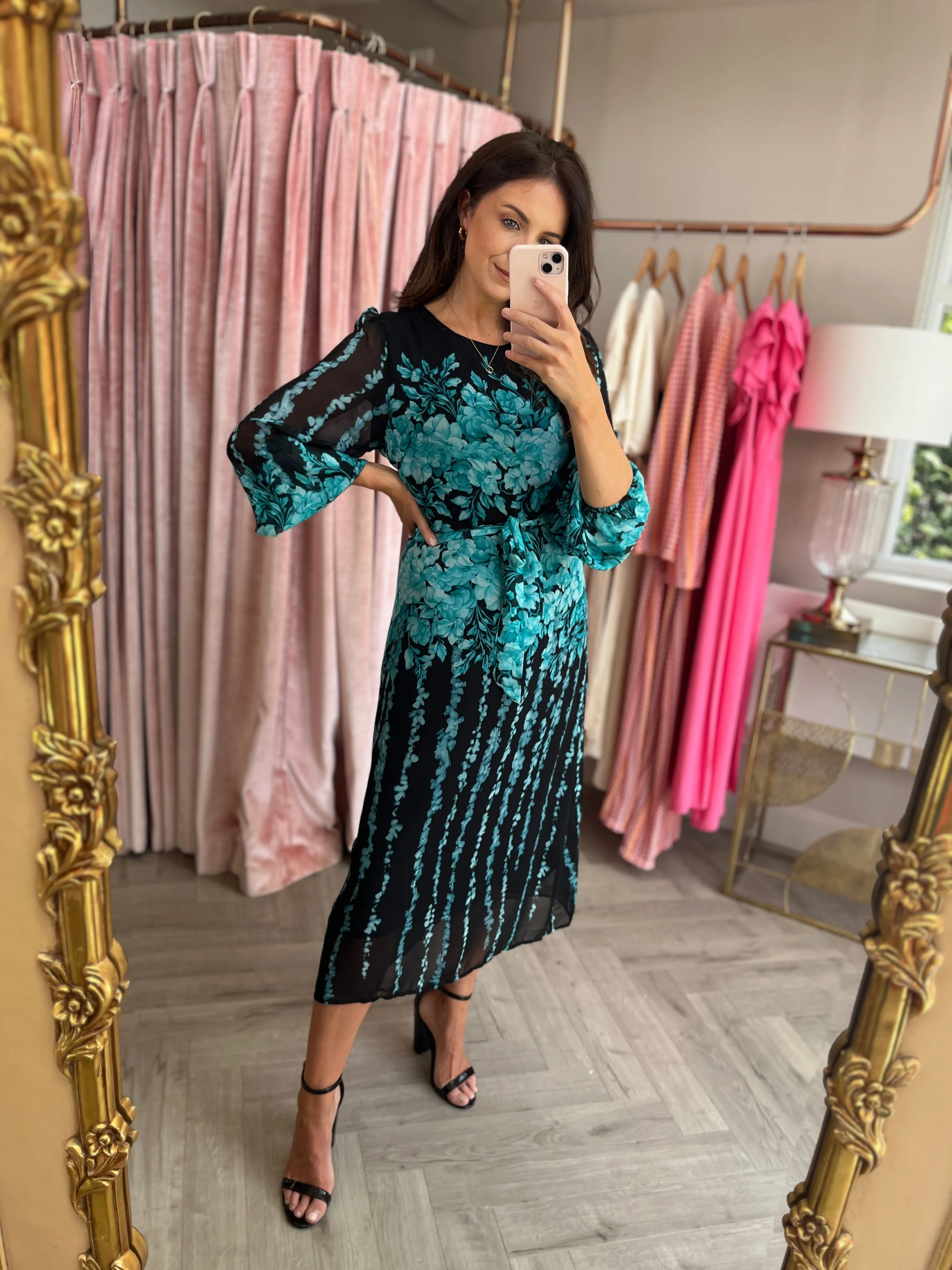 Harlow Dress Turquoise