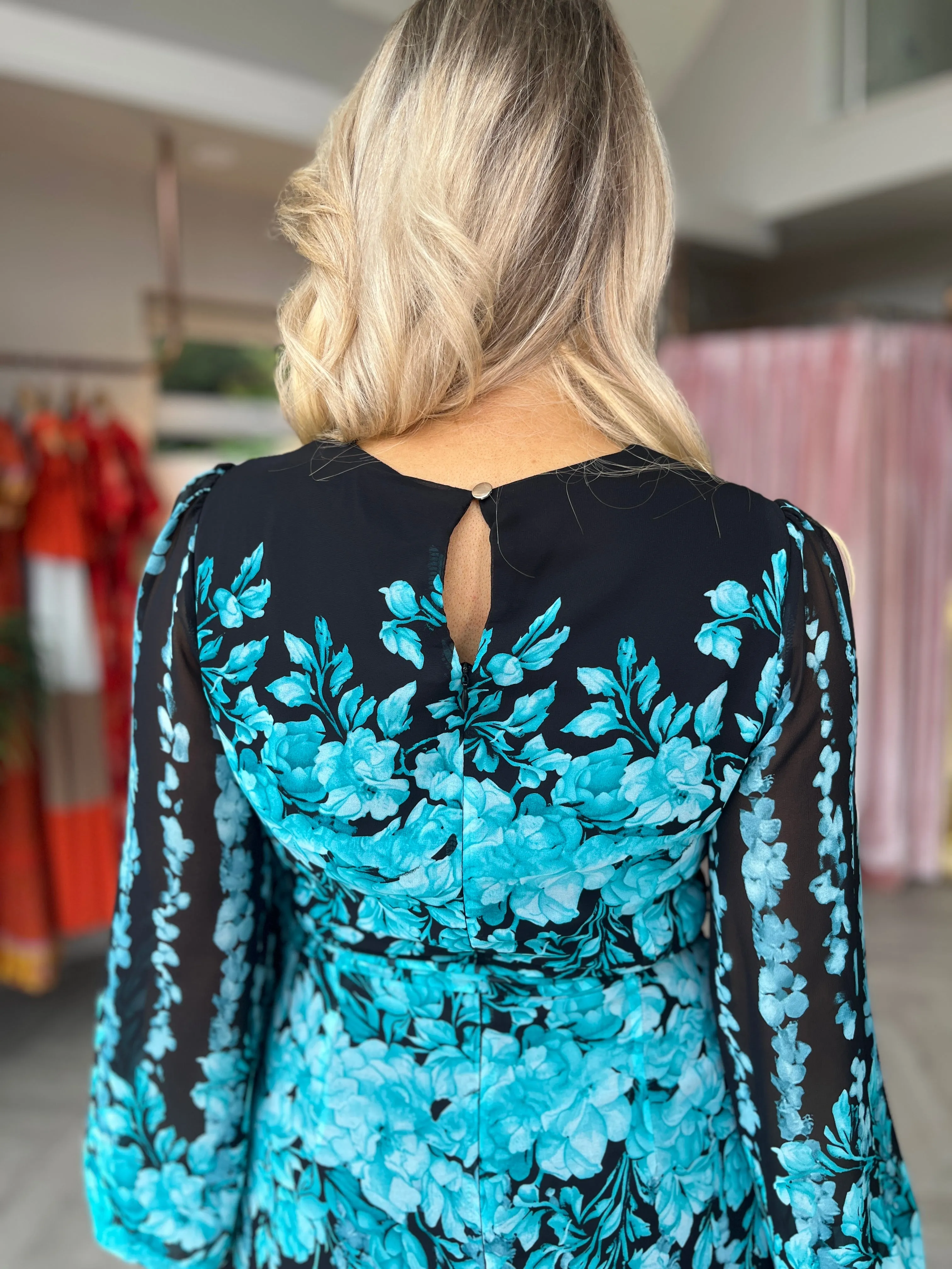 Harlow Dress Turquoise