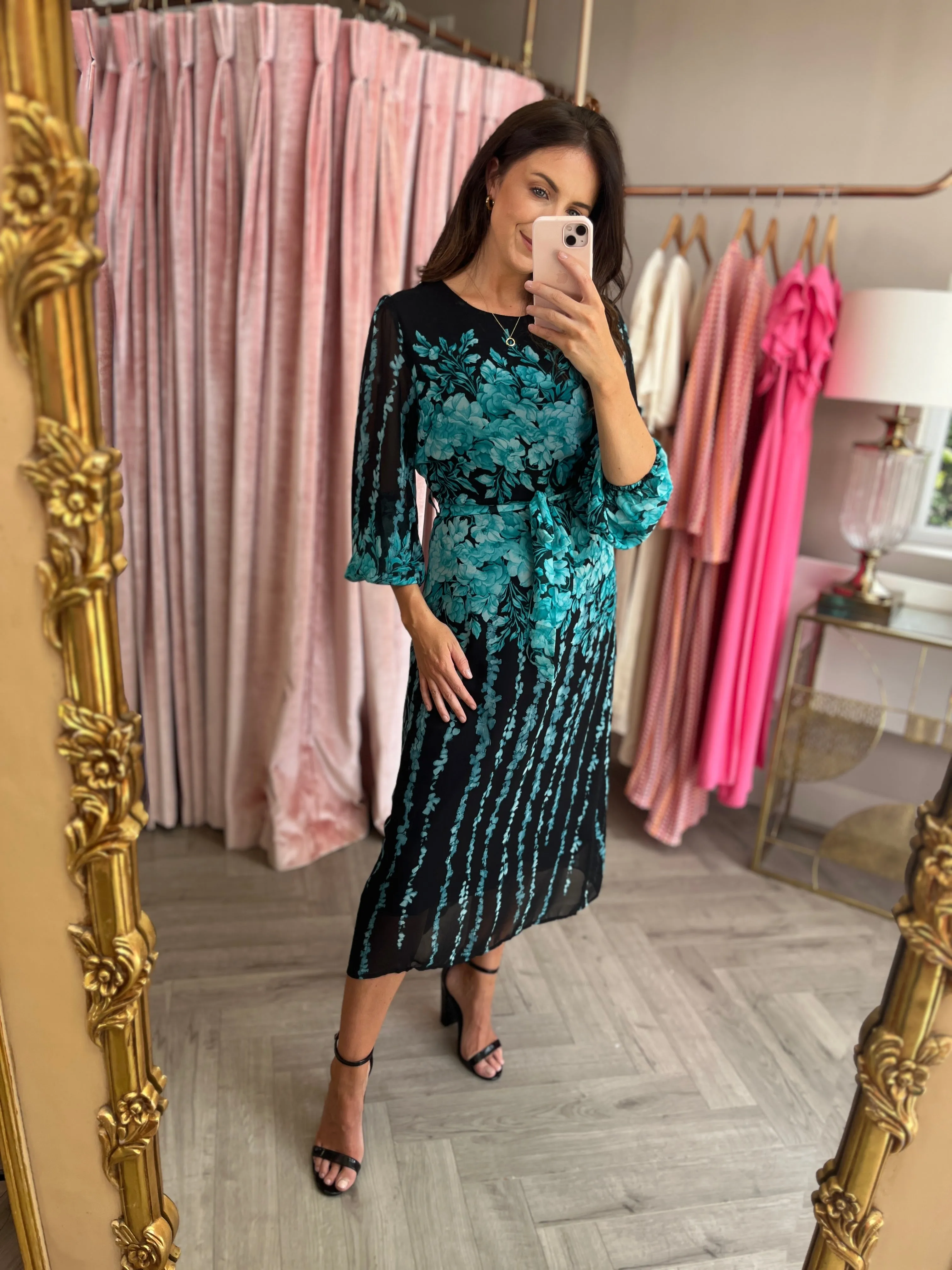 Harlow Dress Turquoise