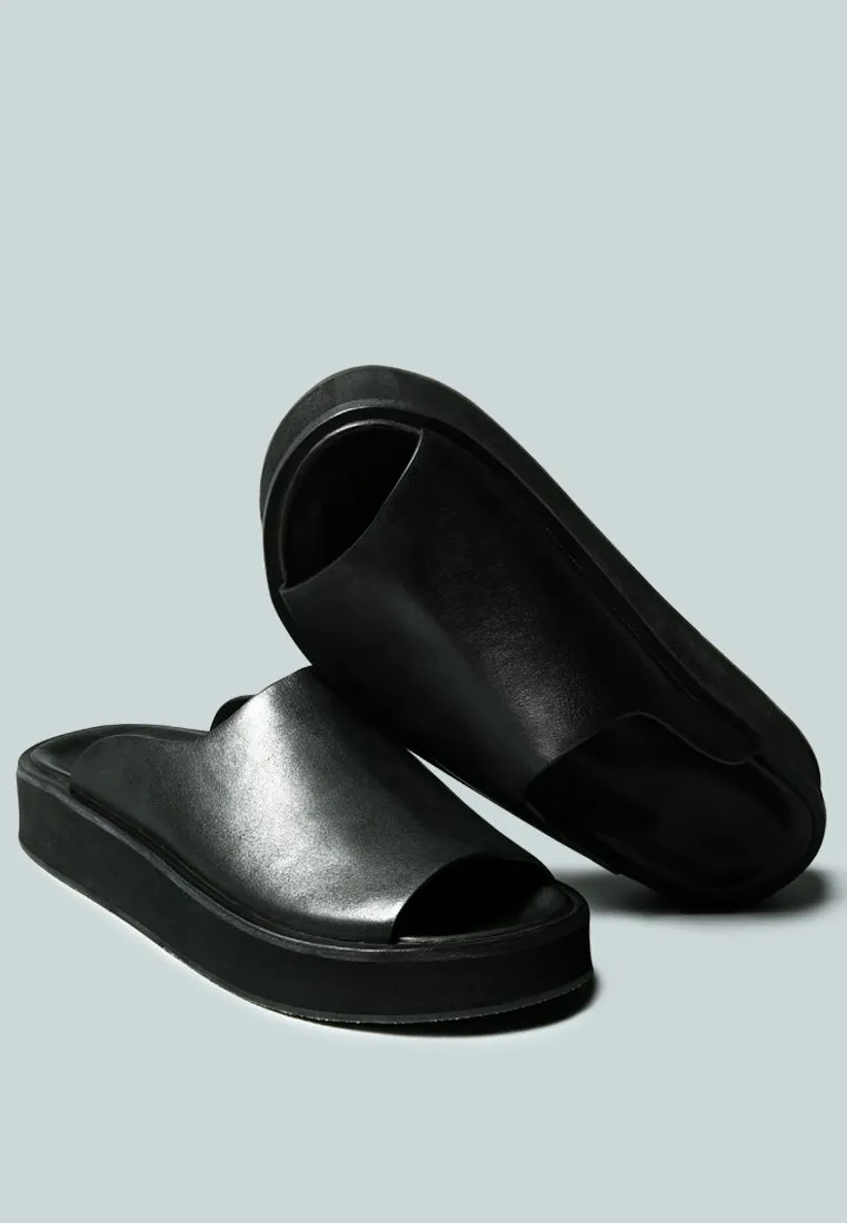 JOLIE Platform Black Slip-On