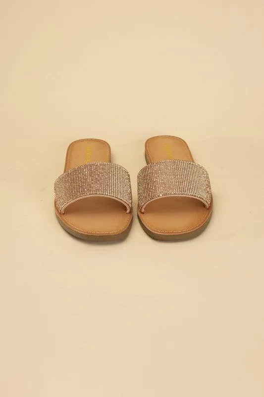 Justice-S Rhinestone Slides