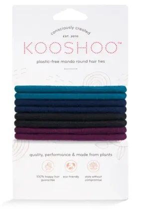 Kooshoo Organic Round Hair Ties - Dark Hues