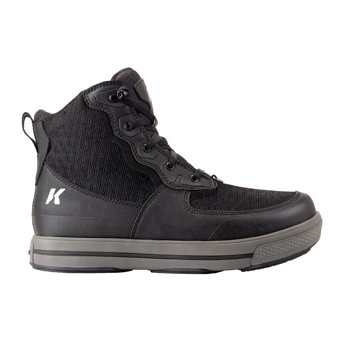 Korkers Stealth Sneaker Boot w/ Fixed Kling-On Rock Soles Black