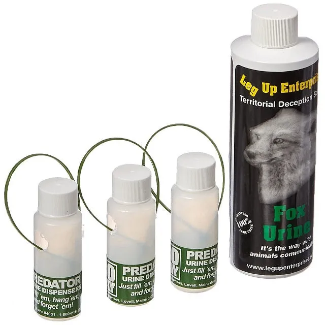 Leg Up® Fox Urine Kit with Three 30 Day Dispensers