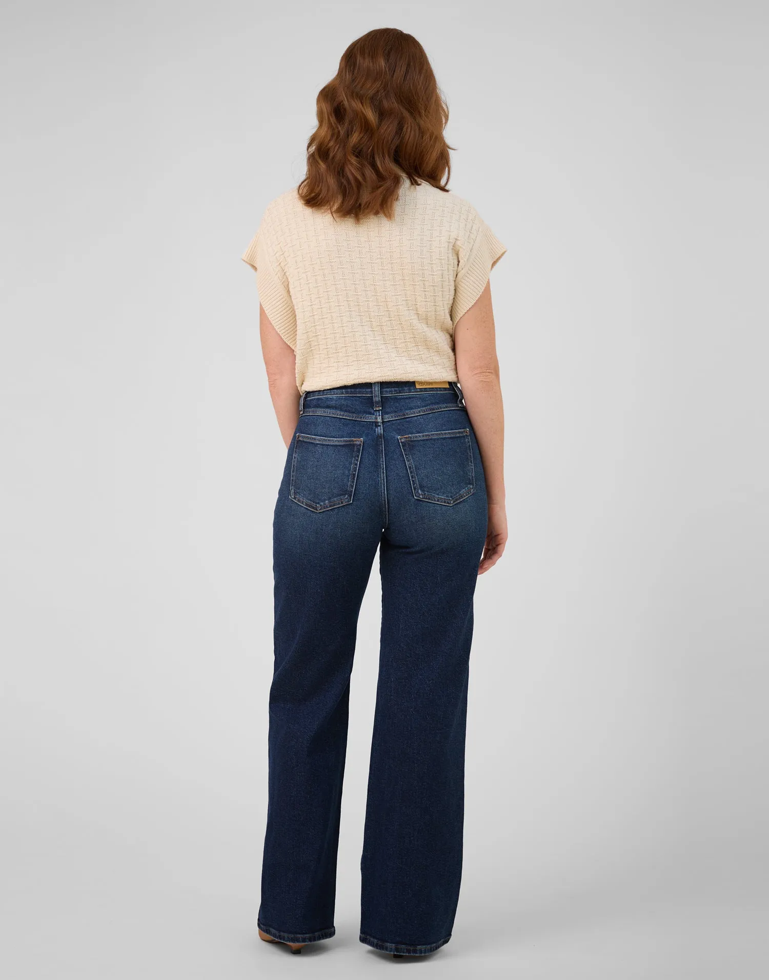 LILY WIDE LEG JEANS / LISBON