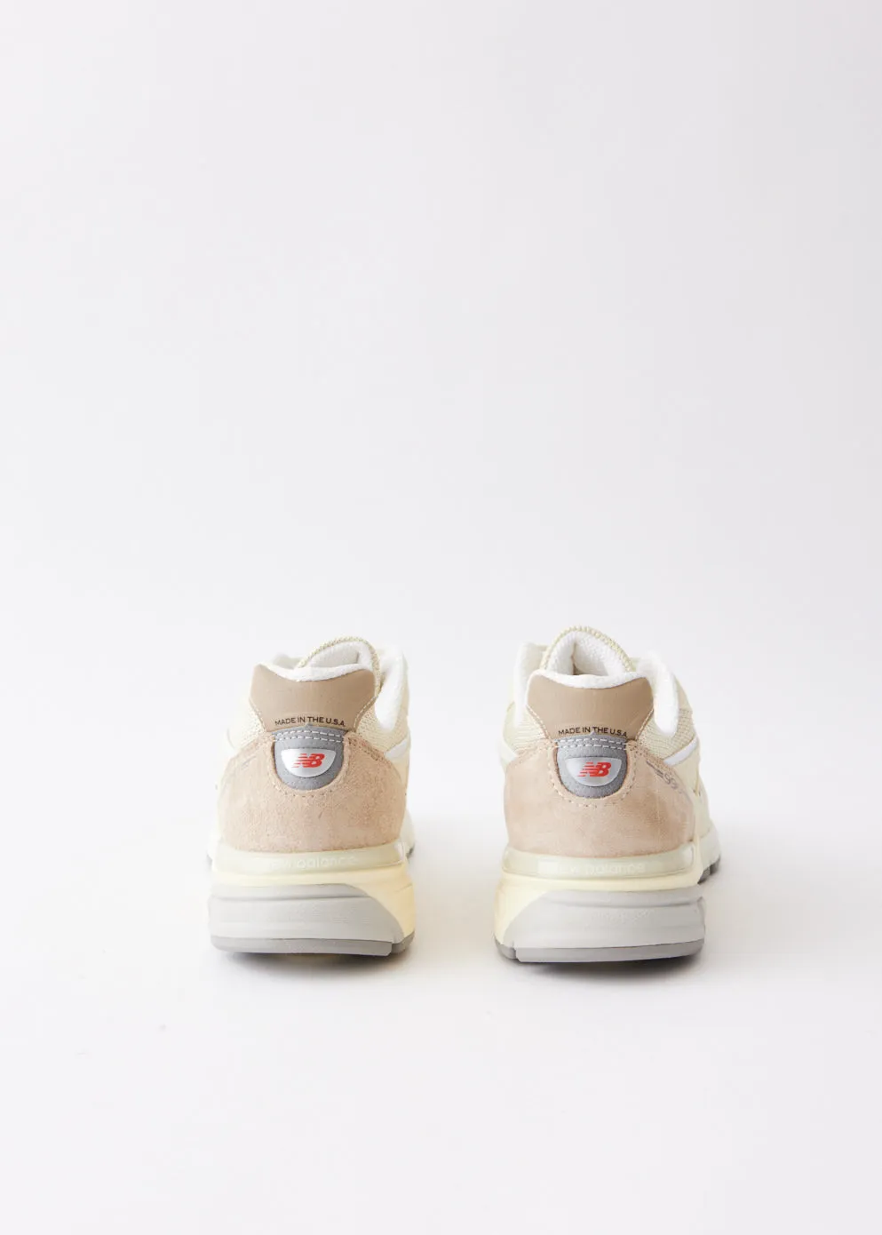 MADE in USA 990v4 'Limestone' Sneakers