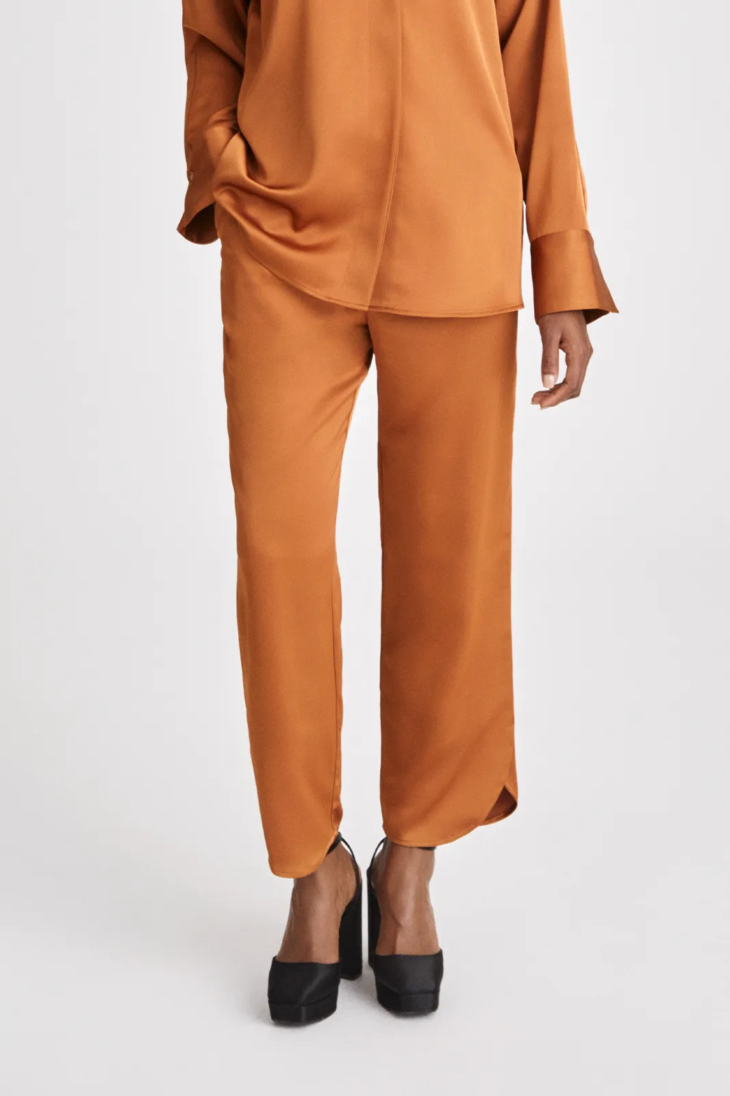 MARINA TROUSERS - DARK GINGER