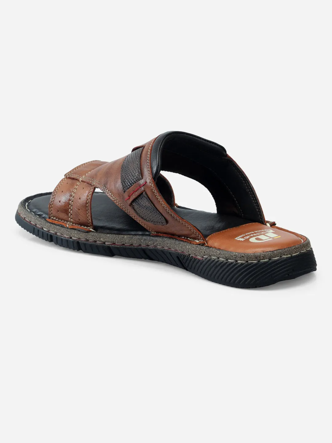 Men's Tan Slip On Casual Sandal (ID4105)