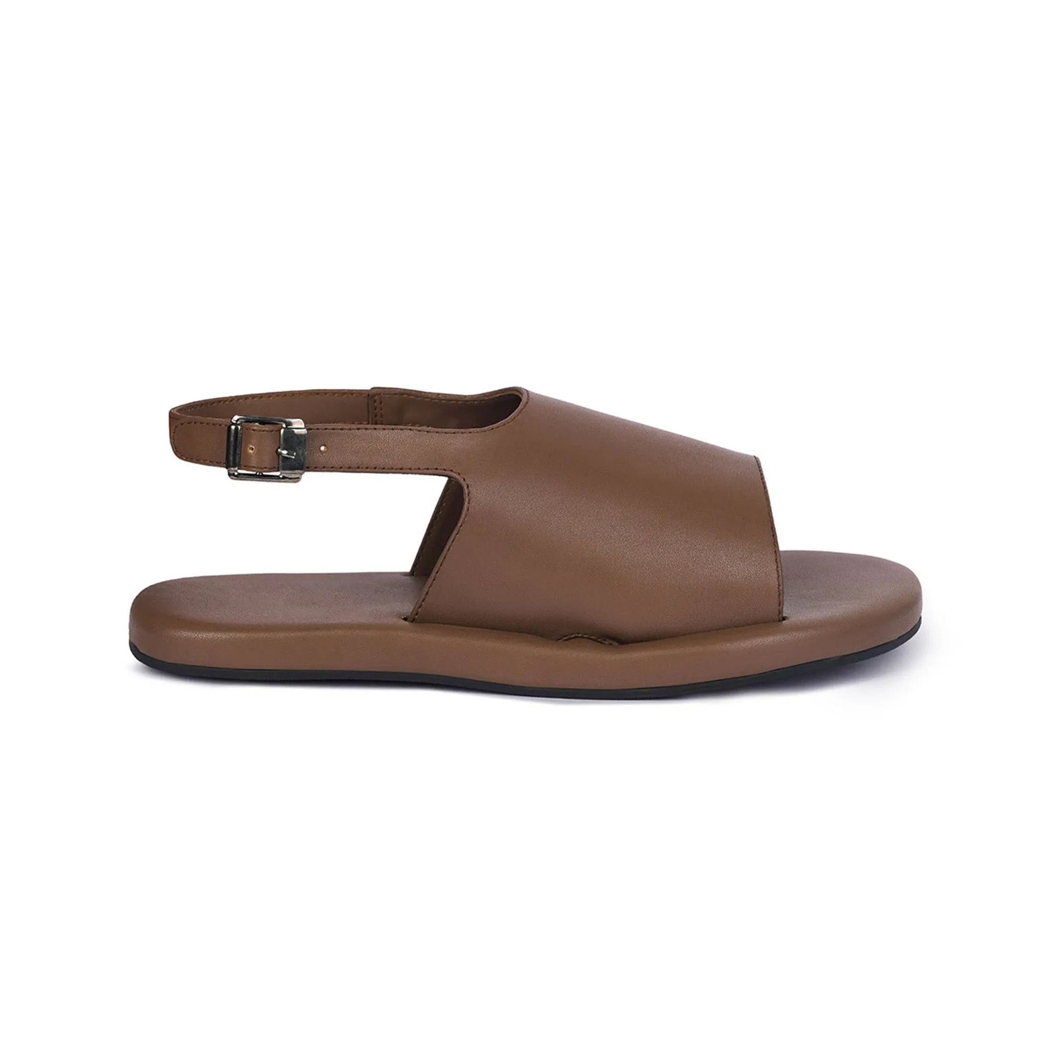 Nas Cloak Vegan Leather Brown Sandals Men Thrift Edit