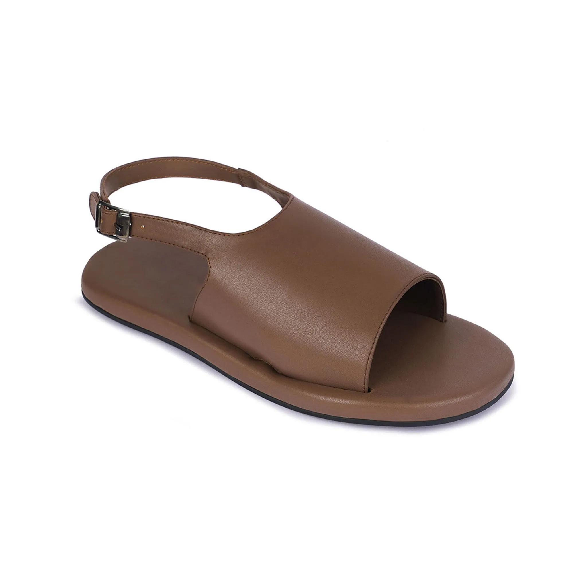 Nas Cloak Vegan Leather Brown Sandals Men Thrift Edit