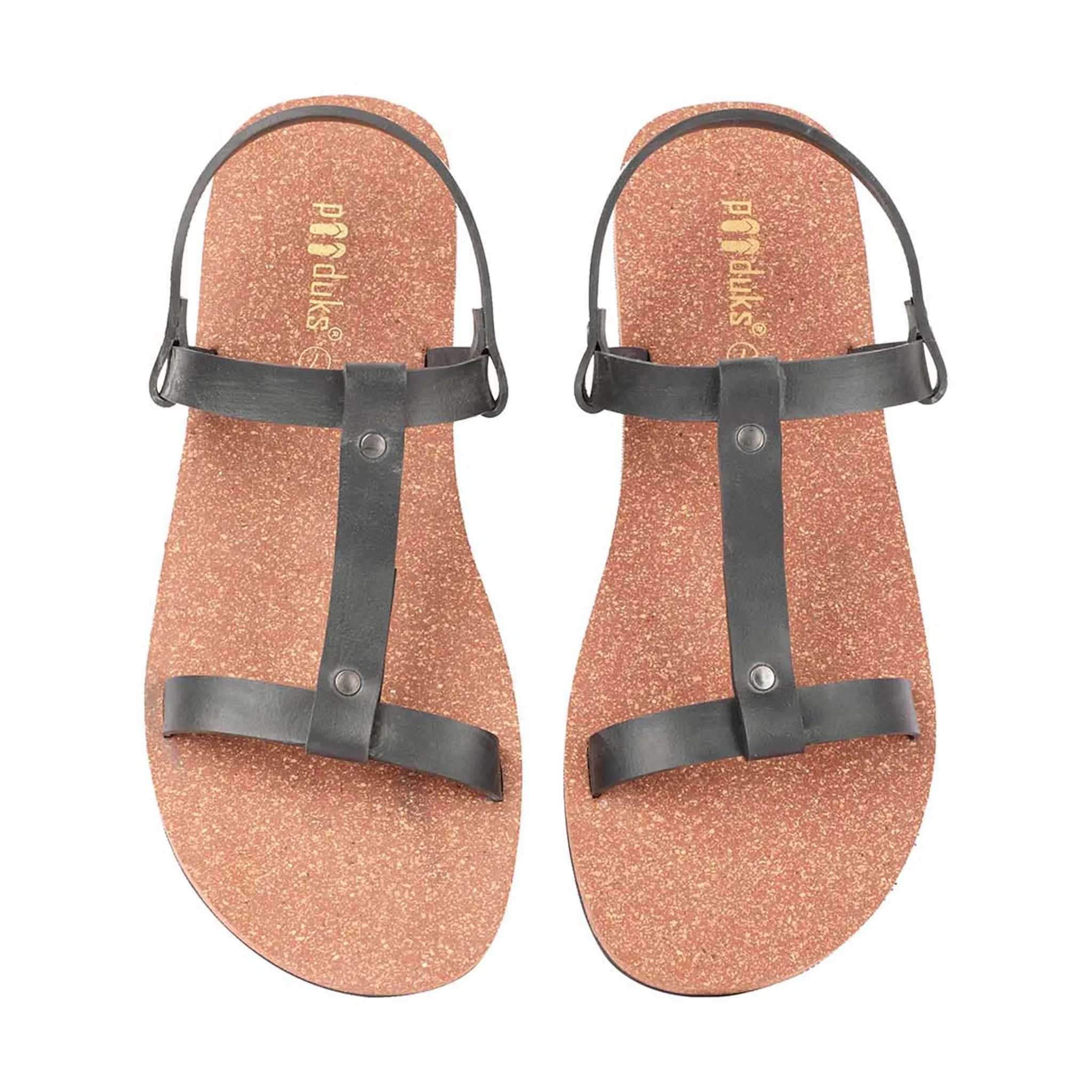 Nat T-Strap Cork Sandals Men