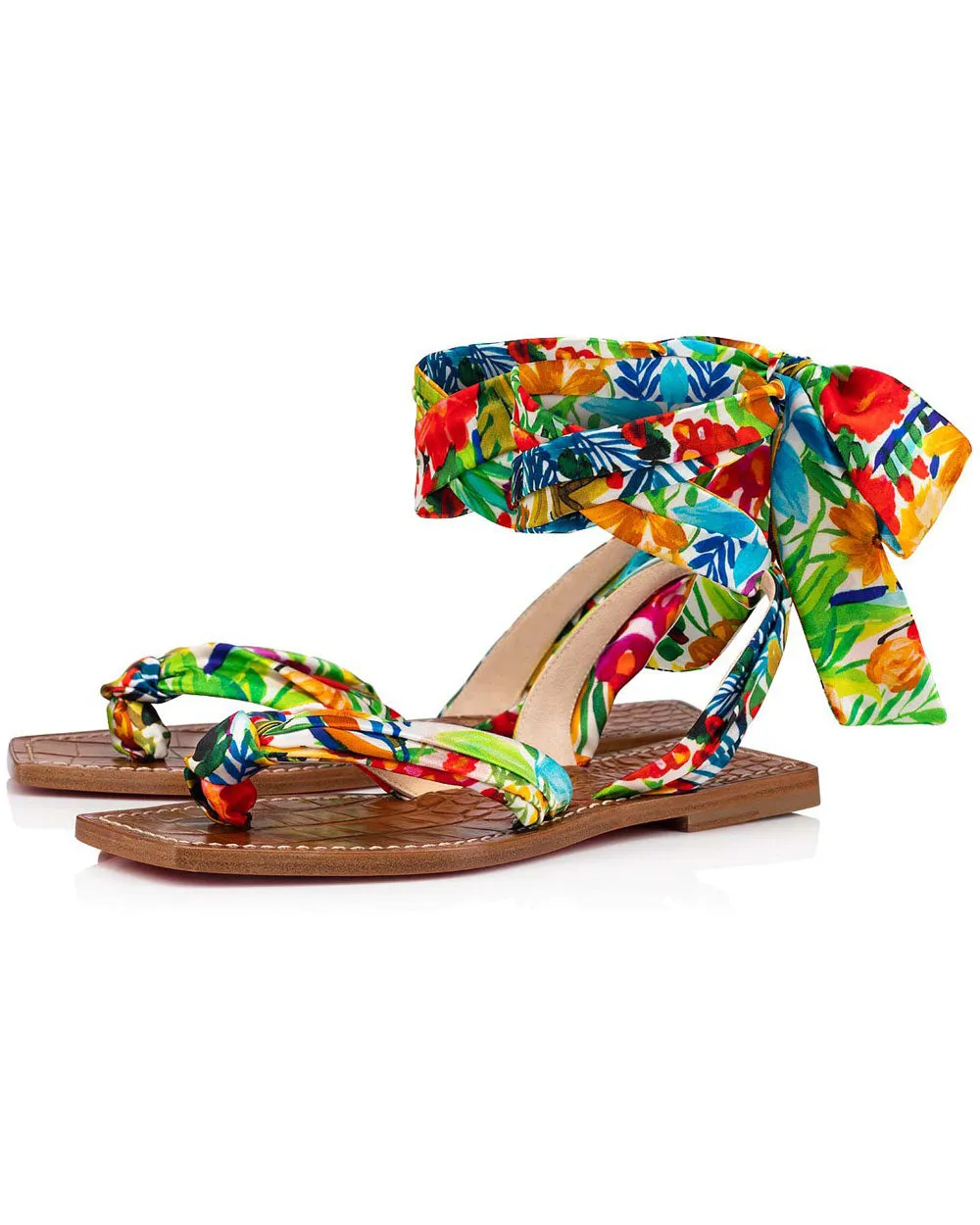 Niloofar Flat Sandal in Multi