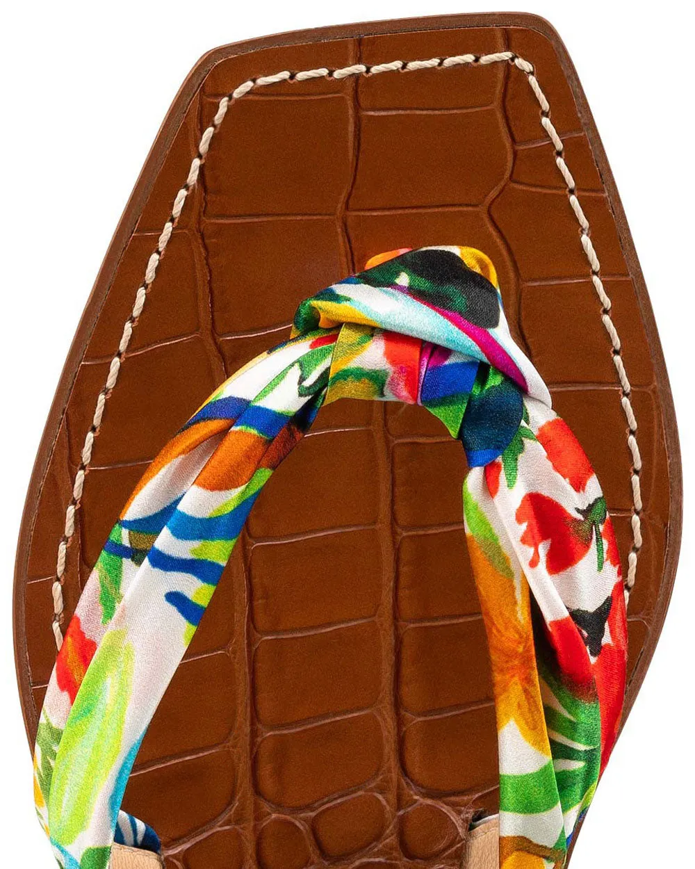 Niloofar Flat Sandal in Multi