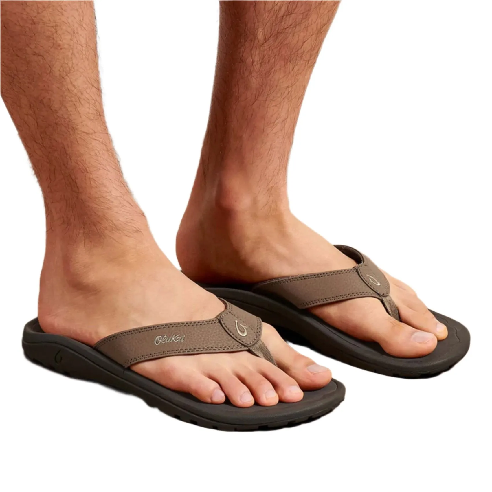 OluKai  "Ohana" Men's Sandals- Banyan/Island Salt