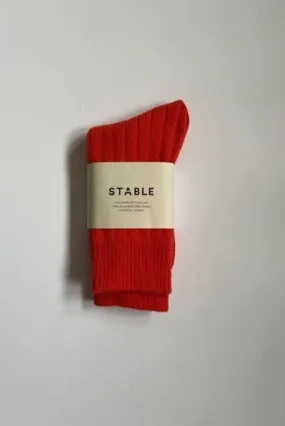 Orange Cashmere Socks