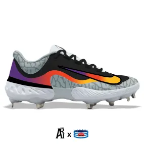 "Grand Canyon" Nike Alpha Huarache Elite 4 Low Cleats by Stadium Custom Kicks