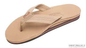 Rainbow Double Layer Premier Leather With Arch Support - Sierra Brown