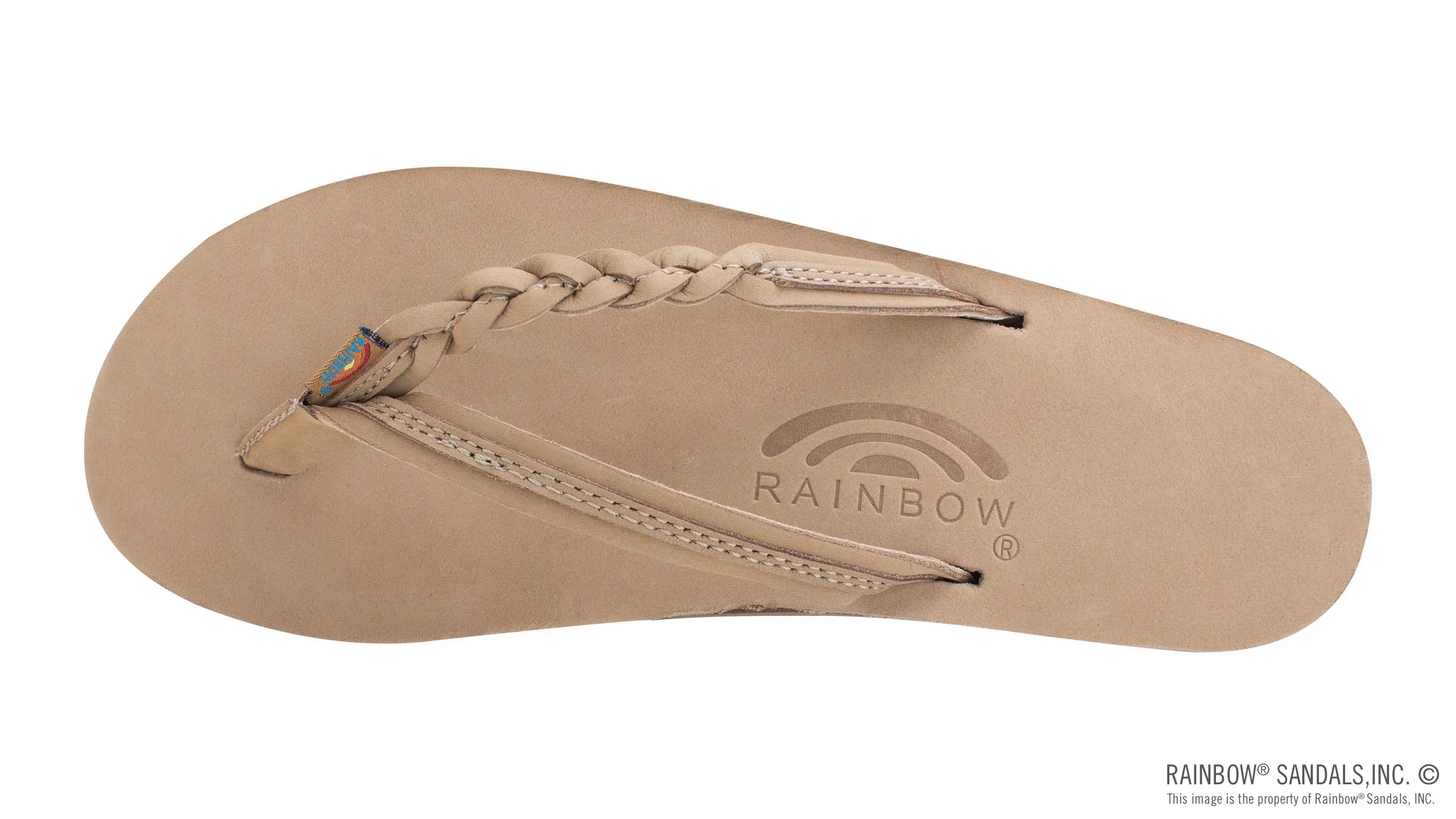 Rainbow Flirty Braidy Sandals - Sierra Brown