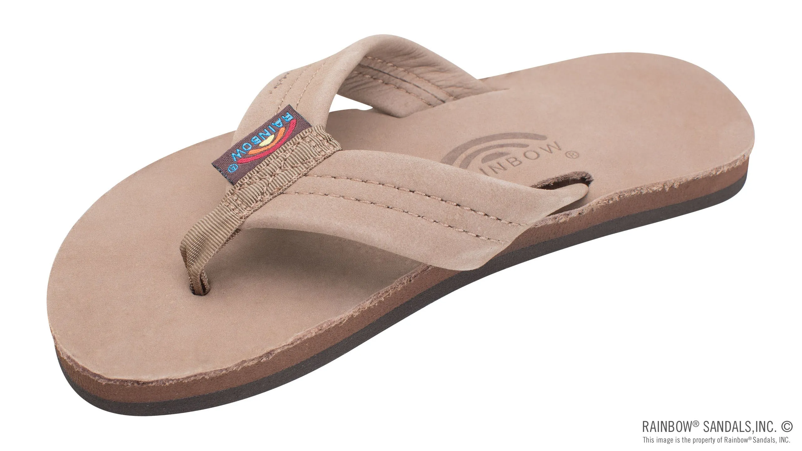 Rainbow Kids Premier Leather 1" Strap - Dark Brown