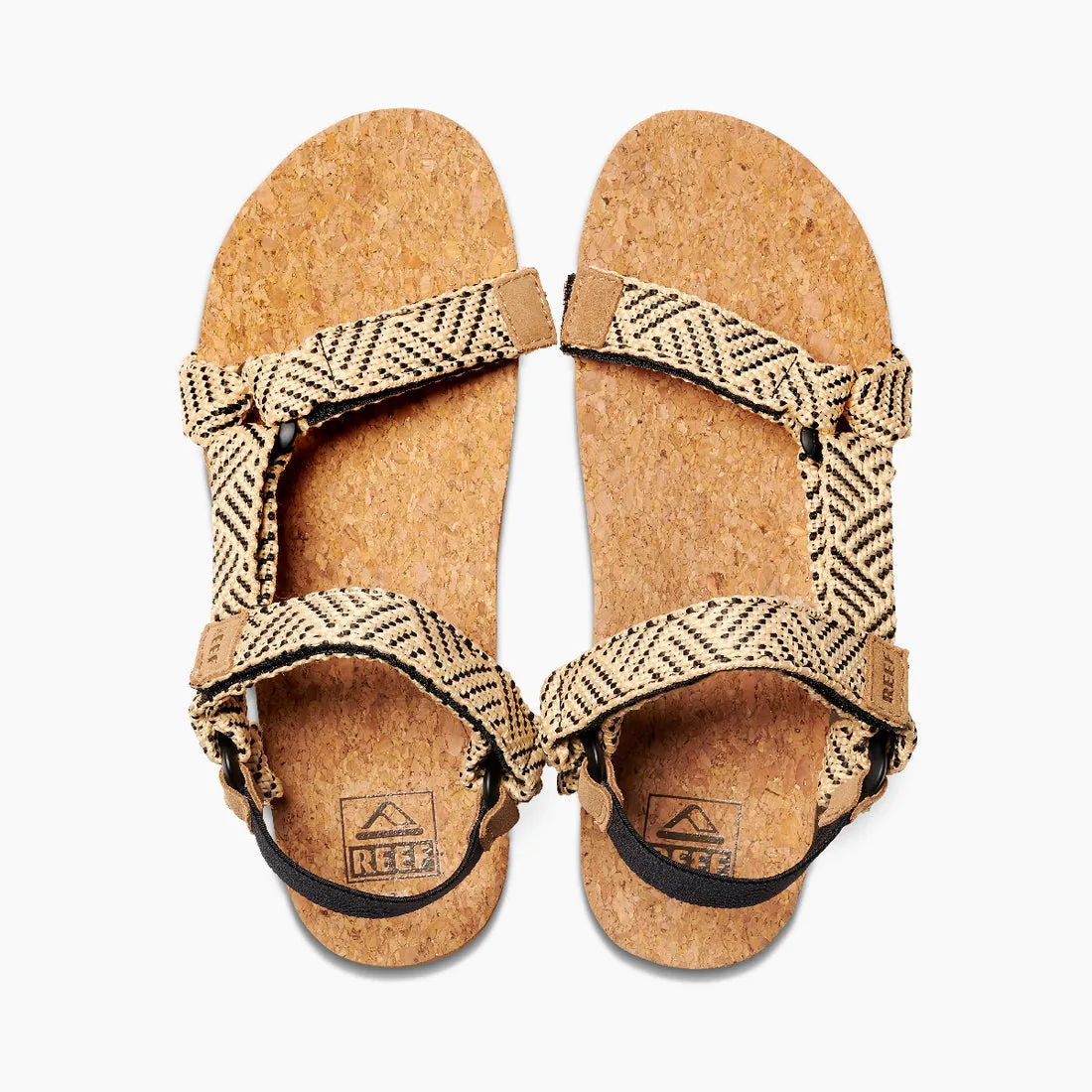 Reef Cushion Rem Sandal-Black/Tan