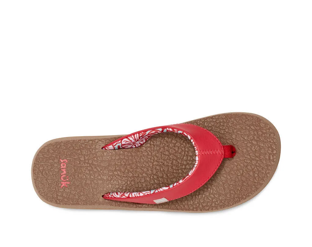 Sanuk Womens Yoga Mat Bittersweet Red