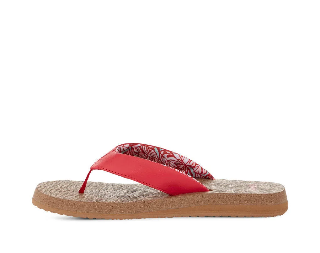 Sanuk Womens Yoga Mat Bittersweet Red