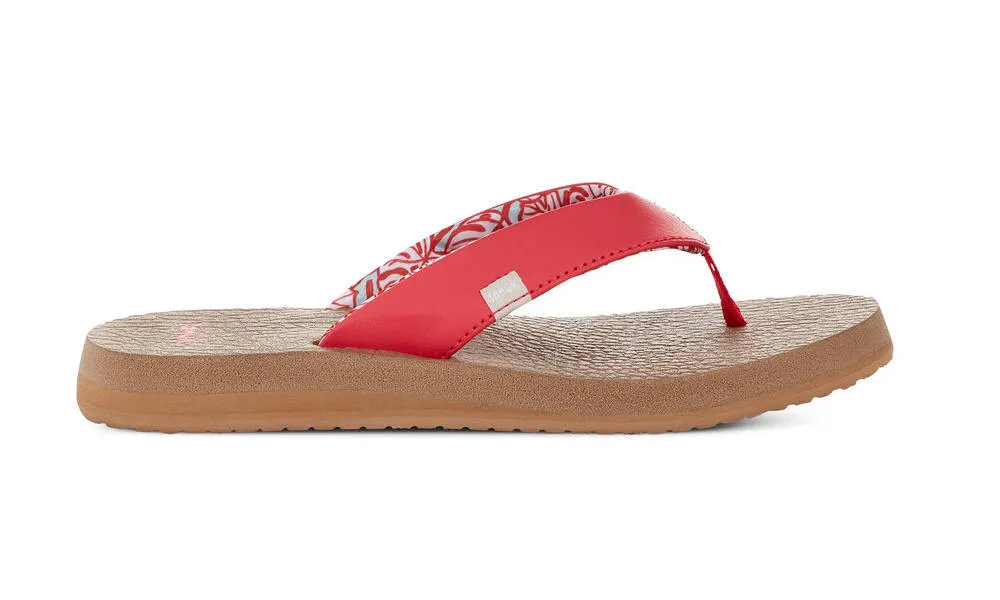 Sanuk Womens Yoga Mat Bittersweet Red