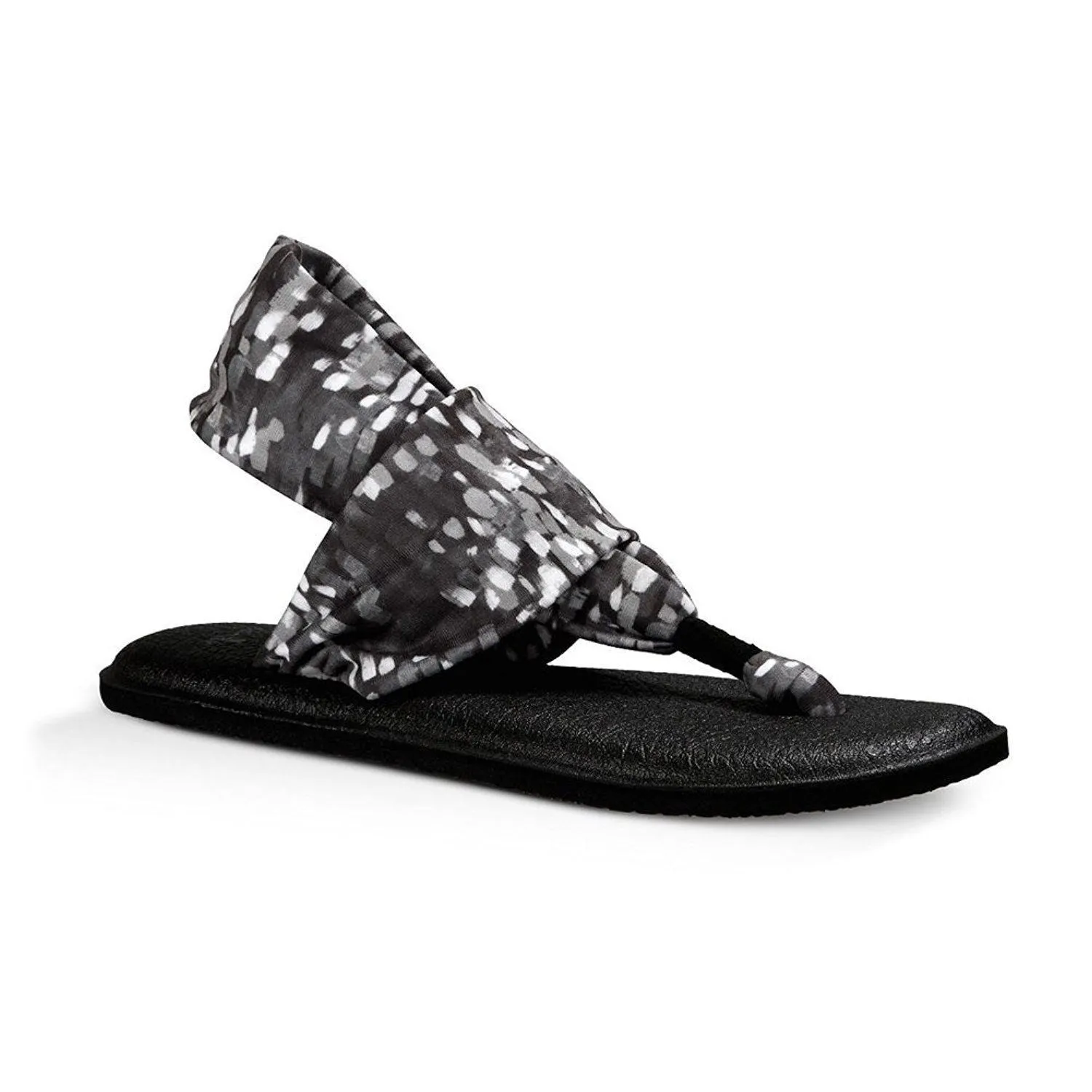 Sanuk Women's Yoga Sling 2 Black White Rain Sandals