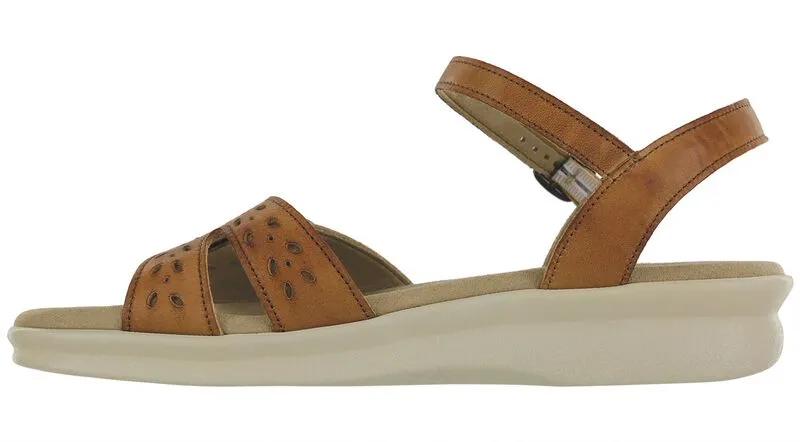 SAS Women's Duo Quarter Tan/Hazel Strap Sandal-DUO053-Made in USA-Brandy's Shoes