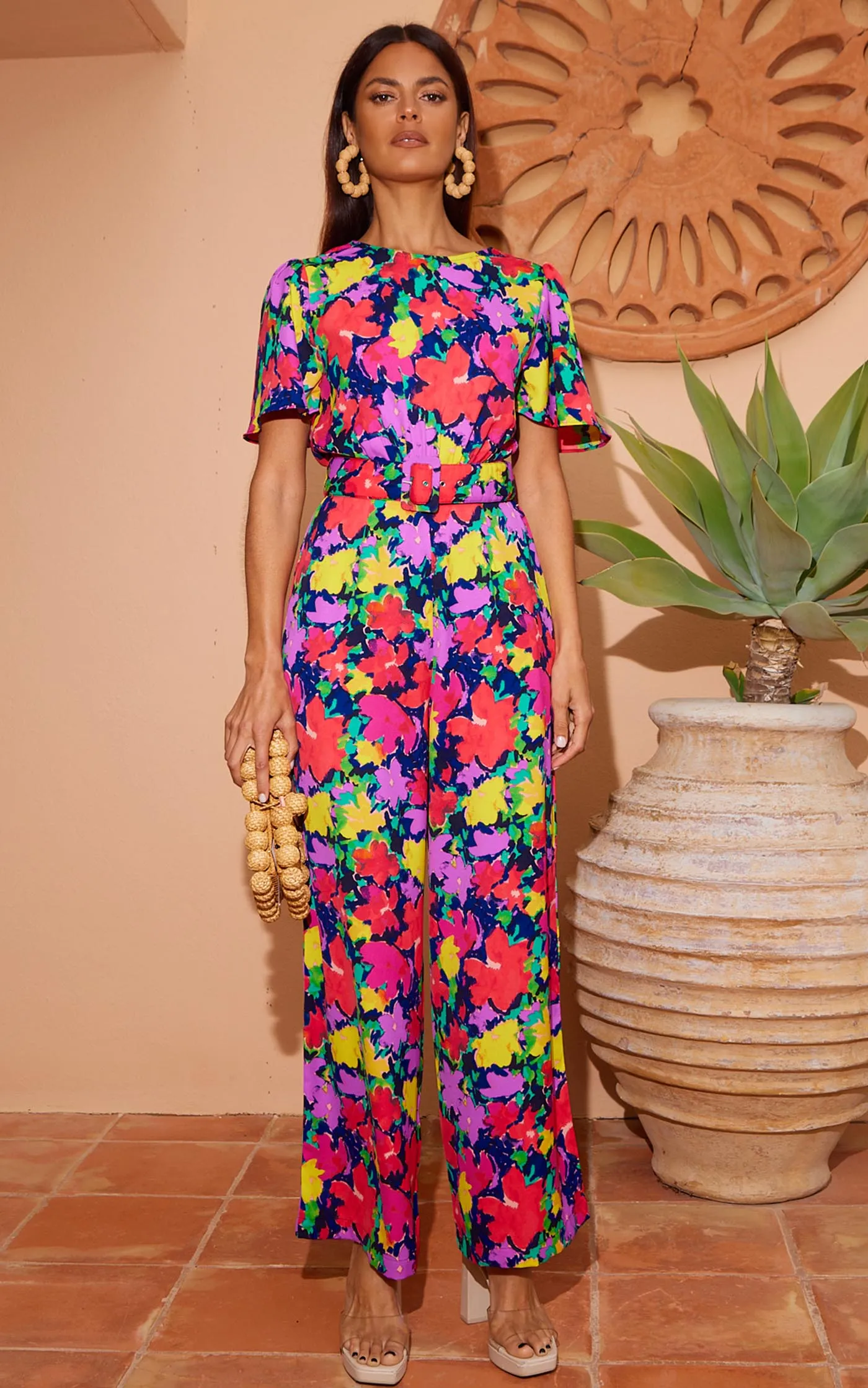 Saskia Jumpsuit In Vintage Floral (Reversible)