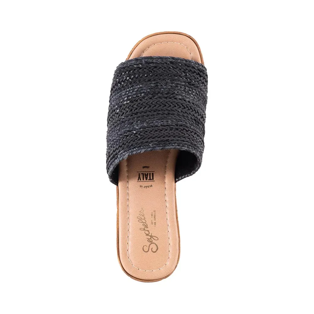 SEYCHELLES APPLAUSE SANDALS -BLACK