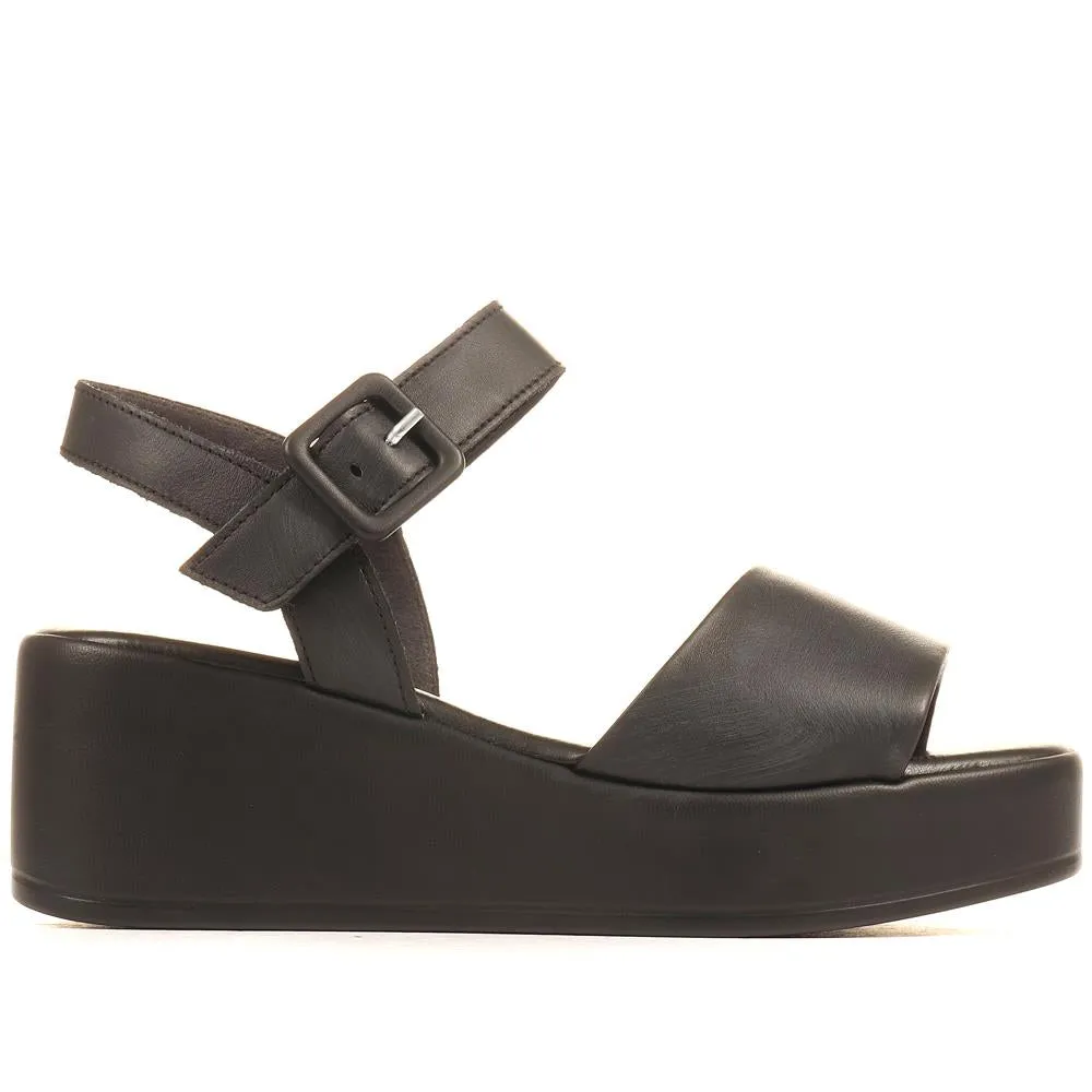 Square Toe Wedge Sandals - GAB35538 / 322 393