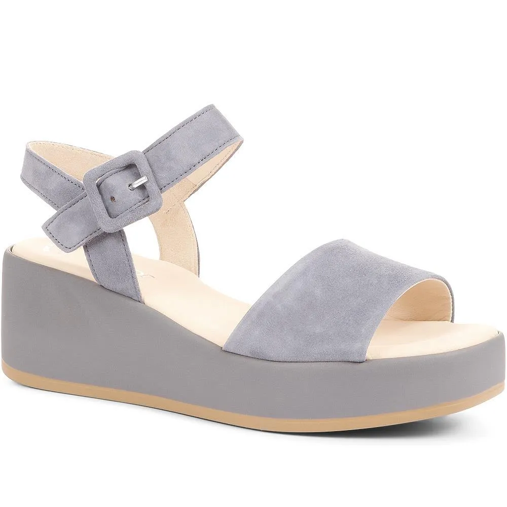 Square Toe Wedge Sandals - GAB35538 / 322 393