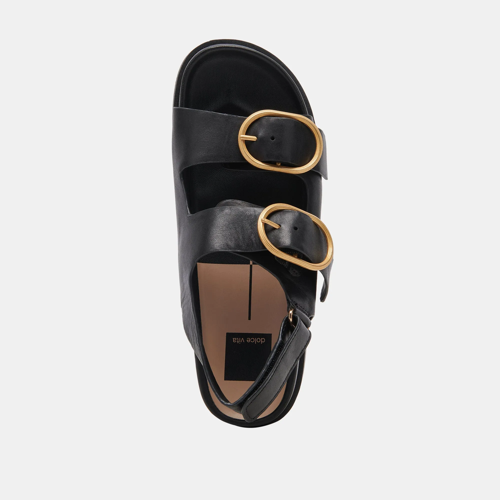 STARLA SANDALS BLACK LEATHER