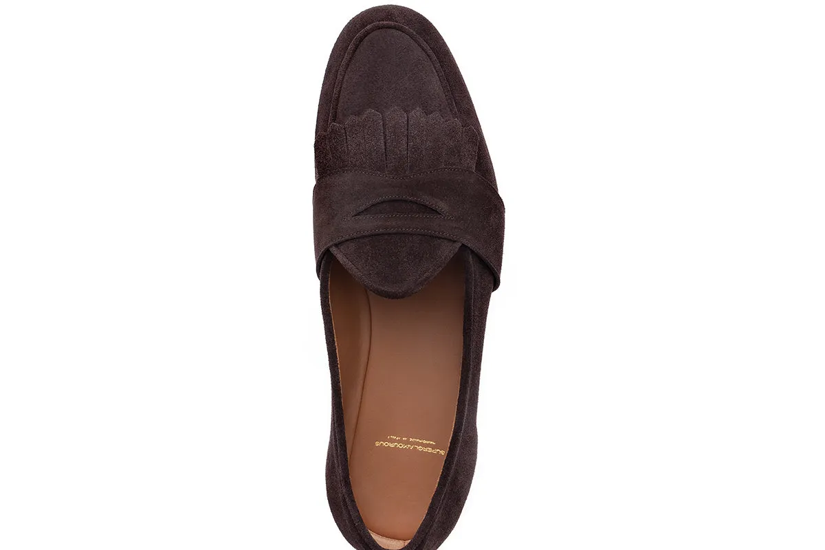 TANGERINE 10 GORAIN COCOA BELGIAN LOAFERS