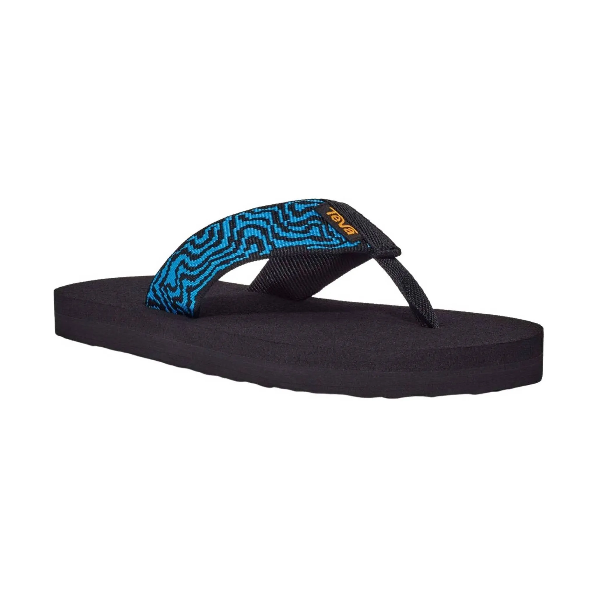 Teva Little Kids' Mush II Flip Flop - Layered Rock Black