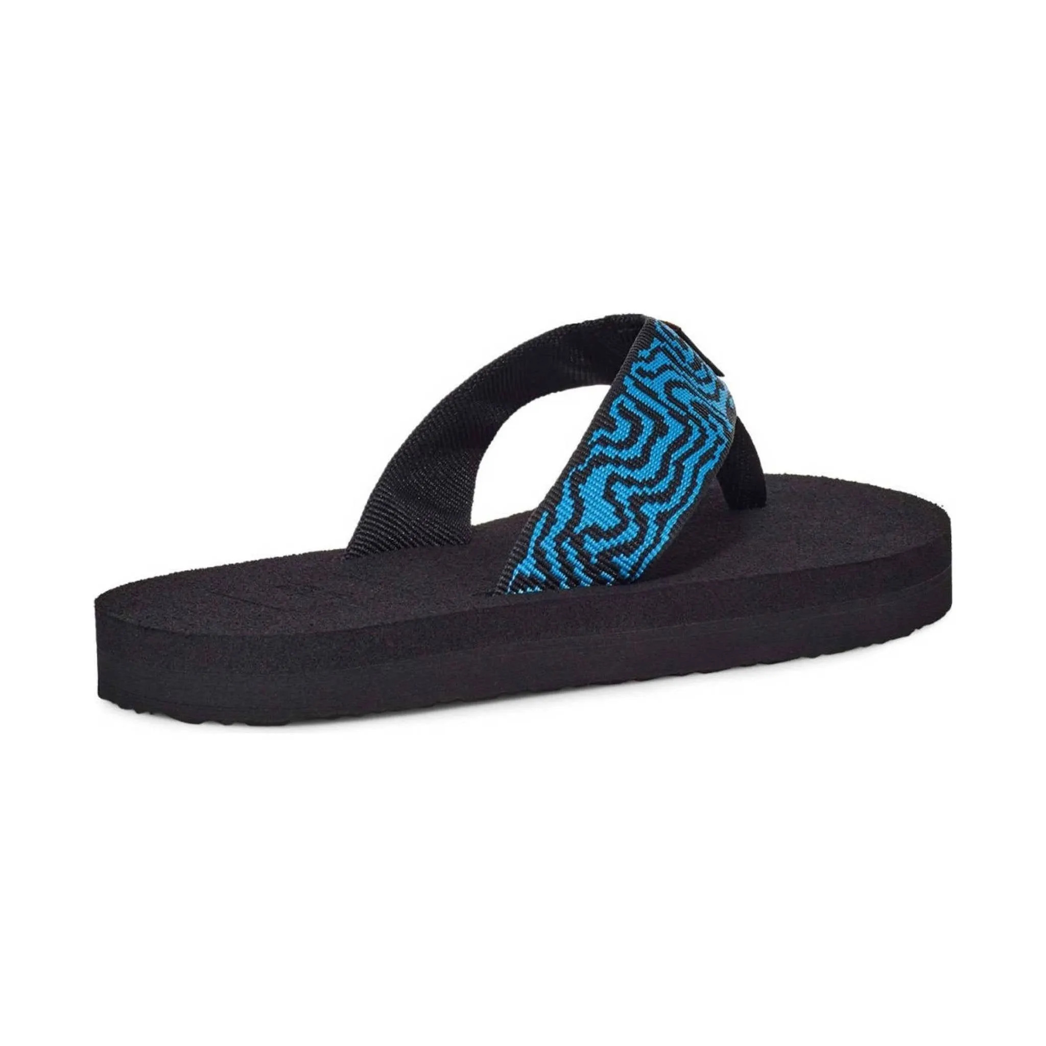 Teva Little Kids' Mush II Flip Flop - Layered Rock Black