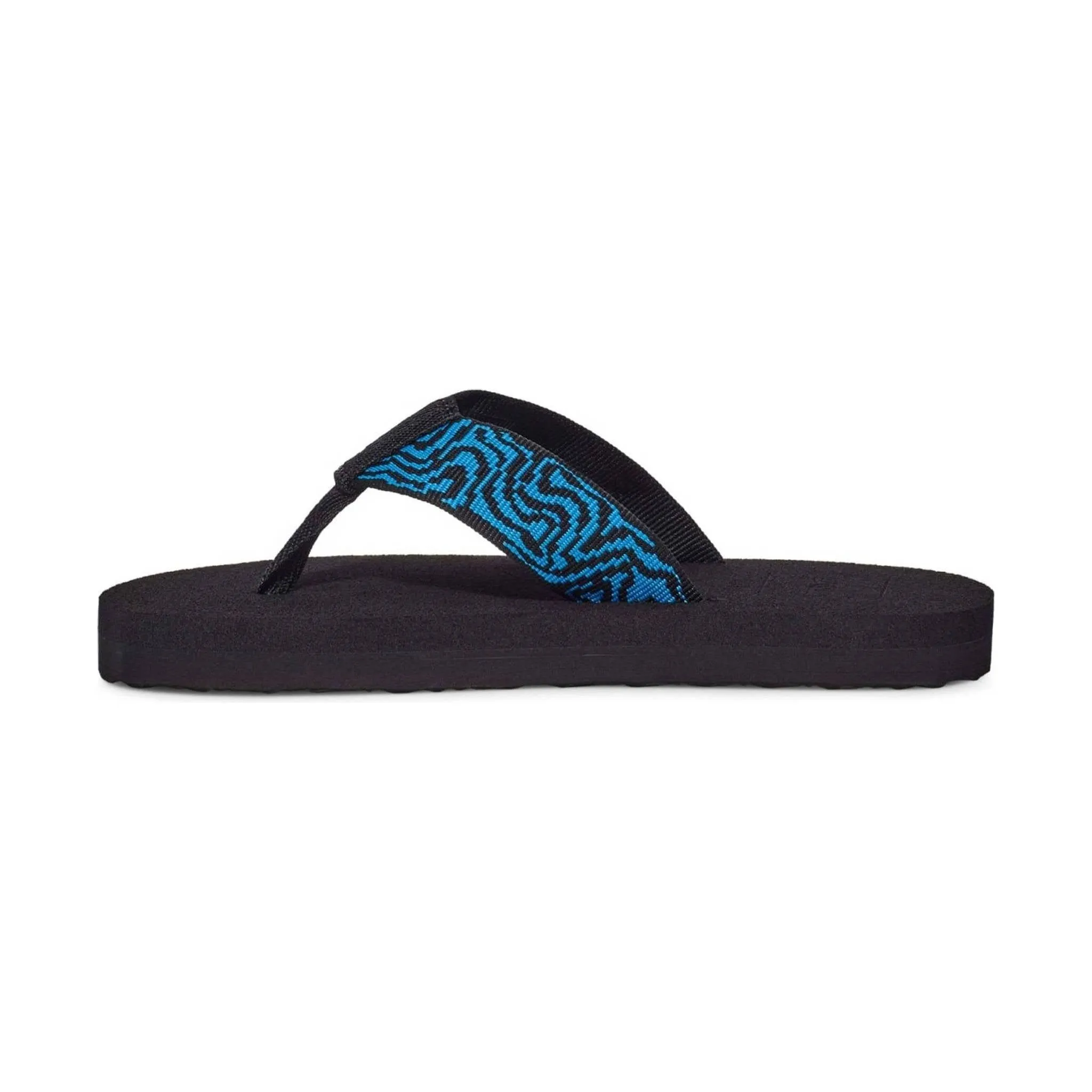 Teva Little Kids' Mush II Flip Flop - Layered Rock Black