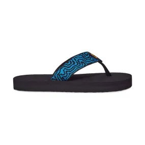 Teva Little Kids' Mush II Flip Flop - Layered Rock Black