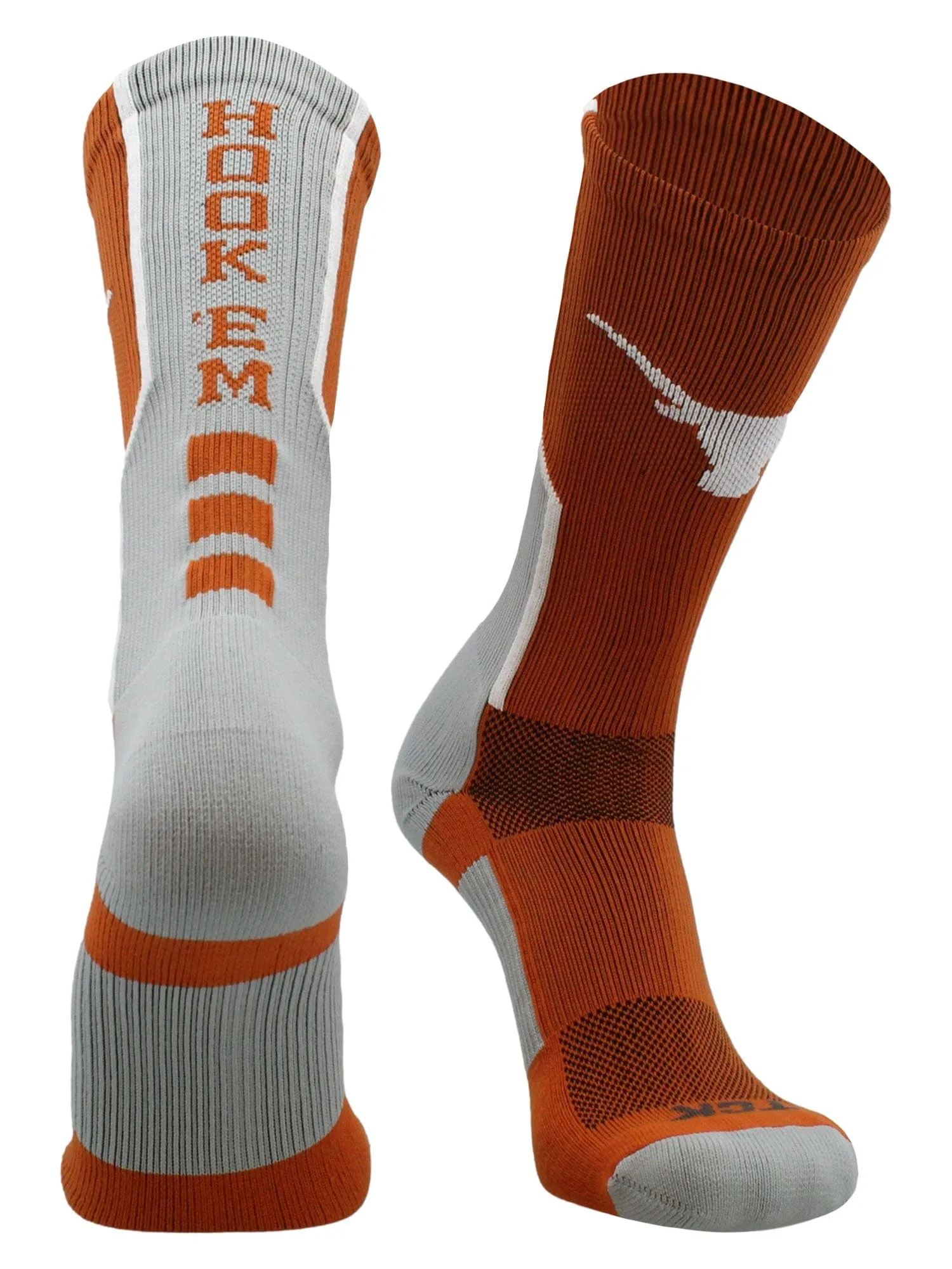 Texas Longhorns Perimeter Crew Socks