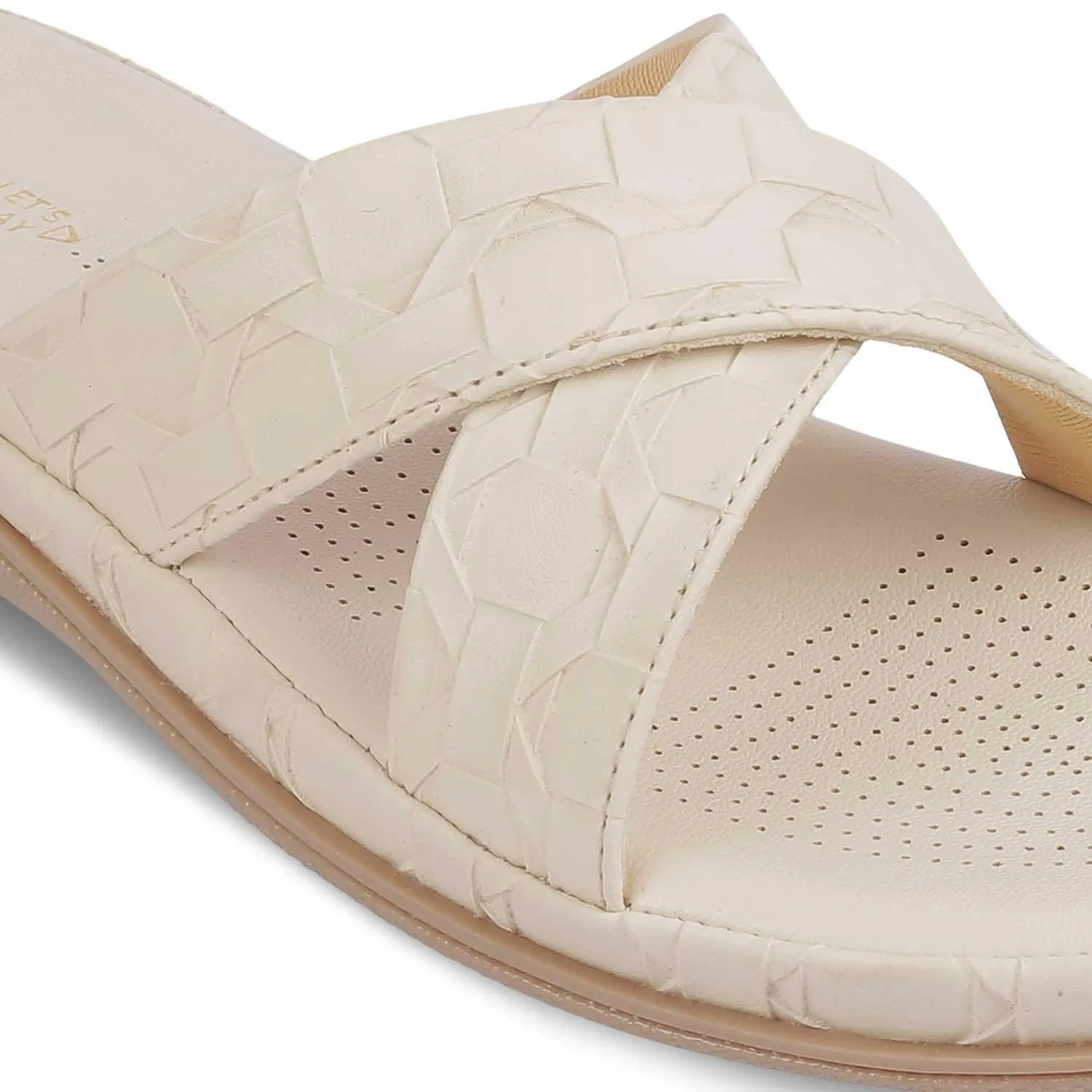 The Klinz Beige Women's Casual Flats Tresmode