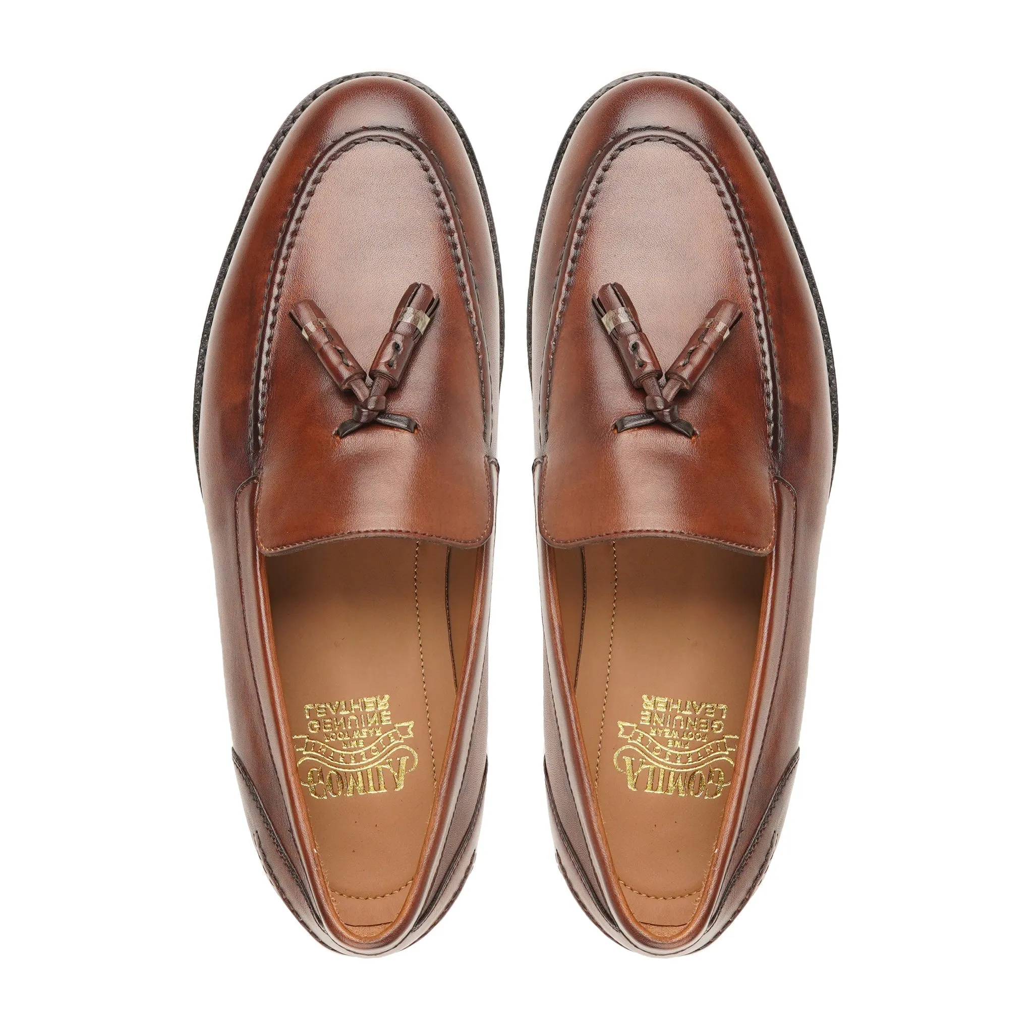 Trani - Men's Brown Calf Leather Loafer