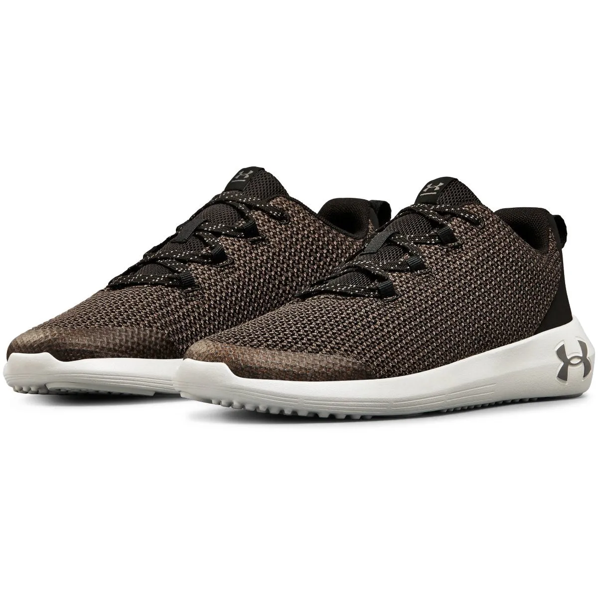 Under Armour Black/Elemental/Metallic Gun Metal Ripple Sneaker