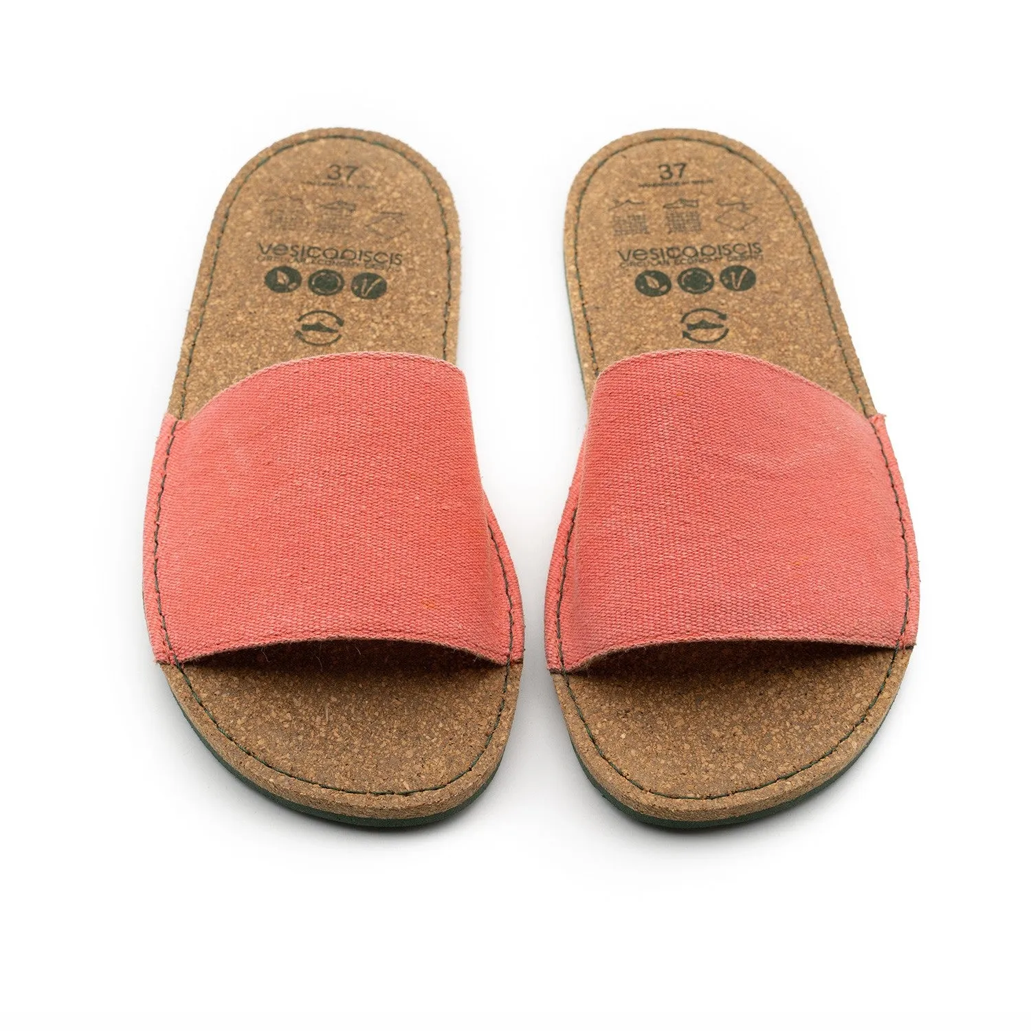 Vegan sandal pink strawberry BEA012