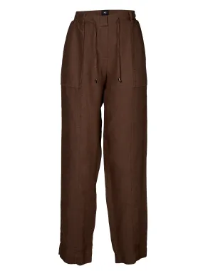 VIBEKE trousers - Dark Brown