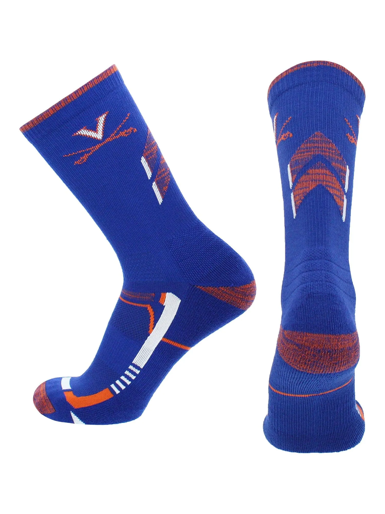 Virginia Cavaliers Socks University of Virginia Cavaliers Champion Crew Socks