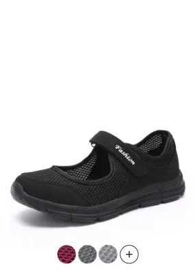 Walker Women's Slip-On Black Shoes