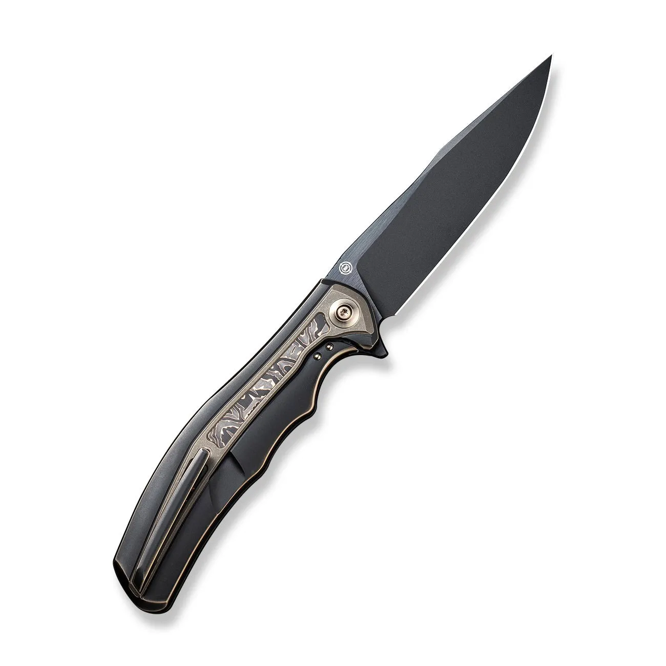 WEKNIFE Zonda Flipper Knife Titanium & Carbon Fiber Handle (4.05" CPM 20CV Blade) WE22016-3