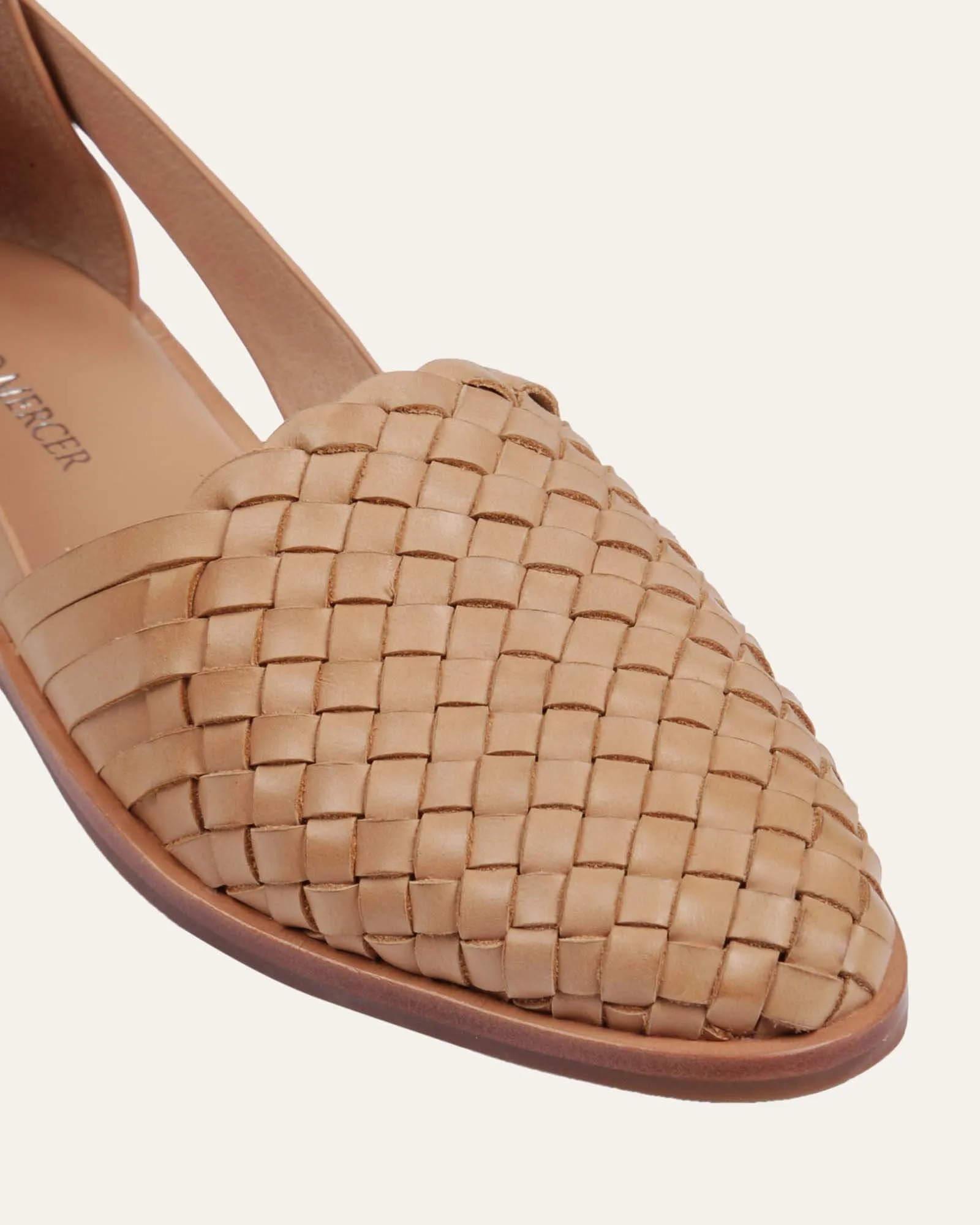 WISDOM CASUAL FLATS TAN LEATHER