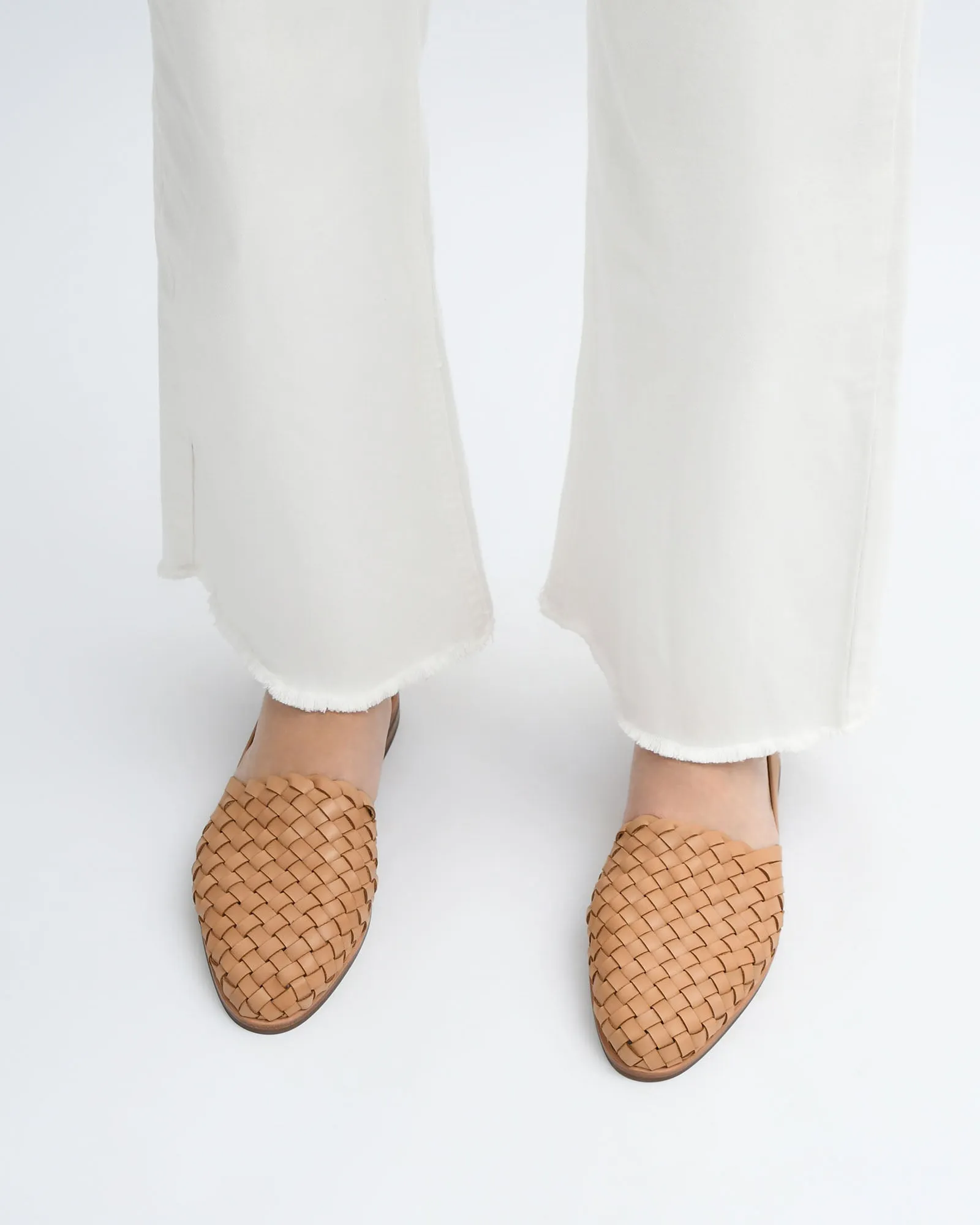 WISDOM CASUAL FLATS TAN LEATHER